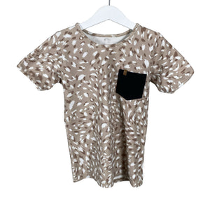 Unisex Metsola - T-särk, suurus 122 - 128 - Beige (1)