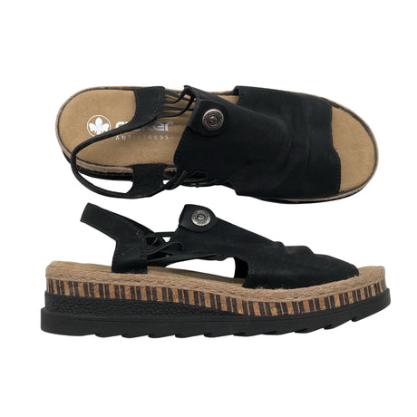 Unisex Rieker - Rihmikud, suurus 41 - Must ()