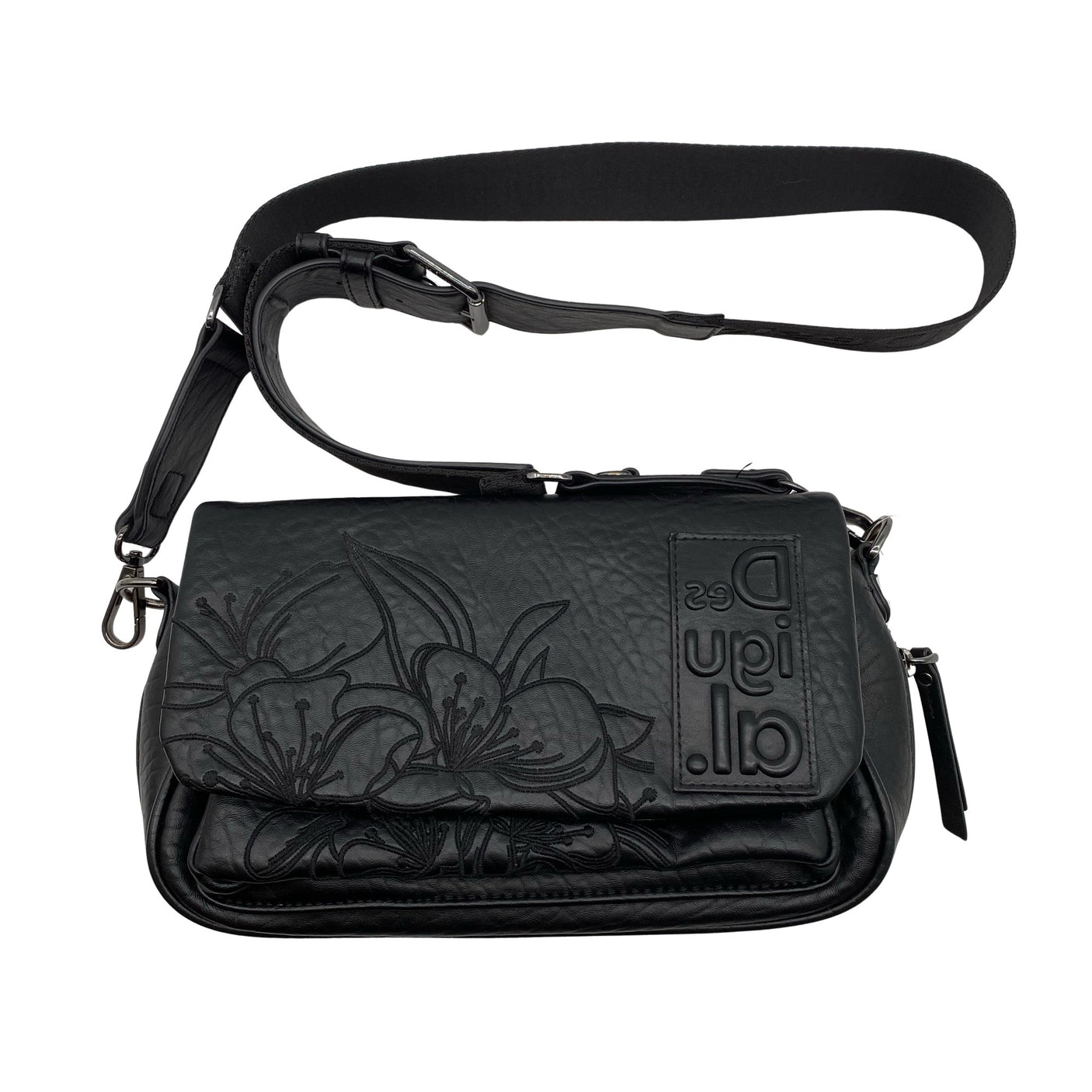 Unisex Desigual - Õlakott, suurus Midi - Must (1)