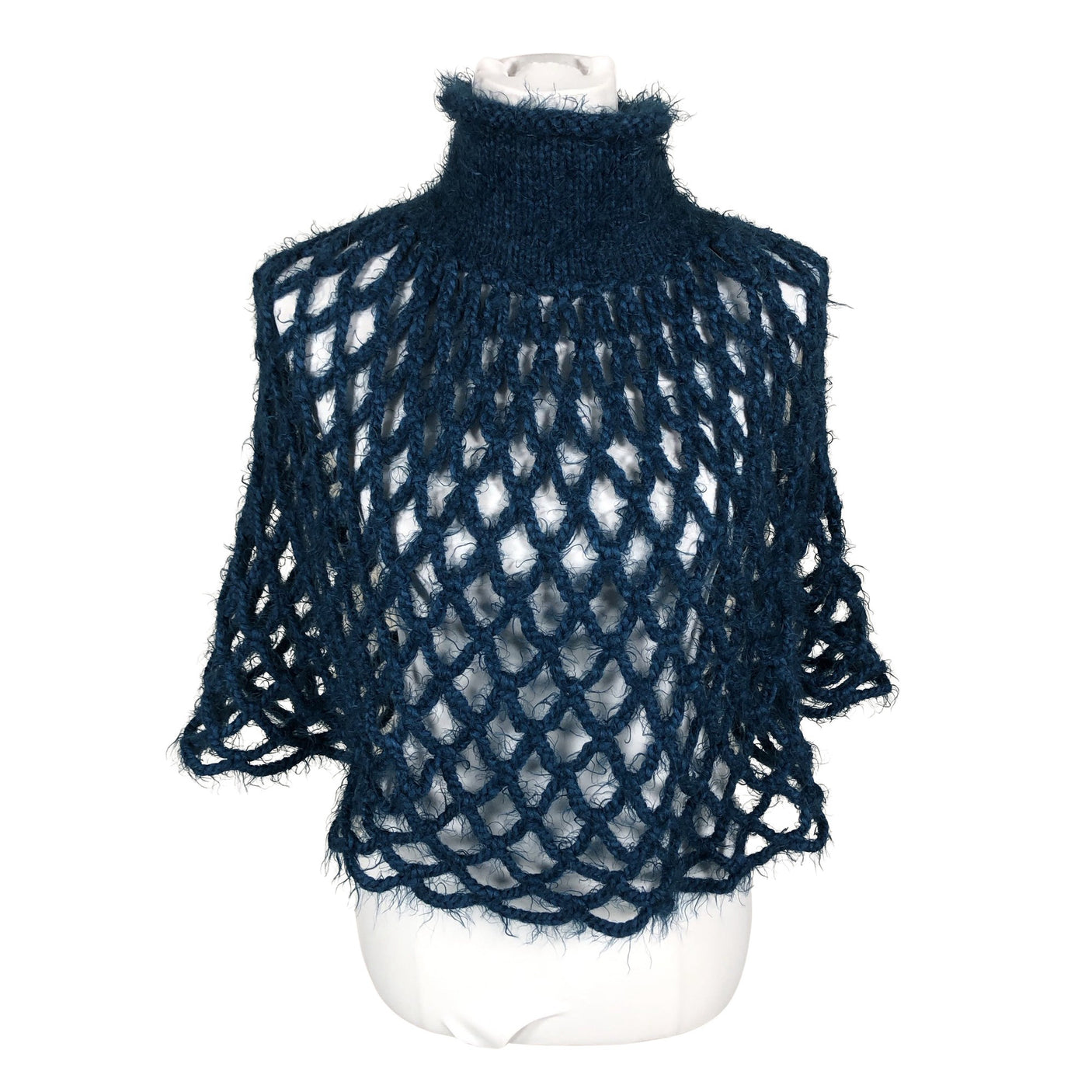 Unisex Handmade - Pontšo, suurus 38 - Sinine (1)