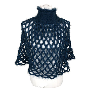 Unisex Handmade - Pontšo, suurus 38 - Sinine (1)