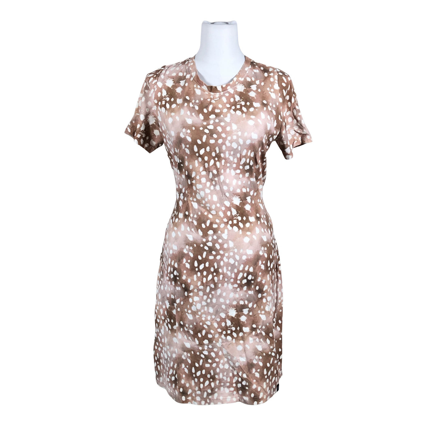Unisex Kaiko - Trikotaažist kleit, suurus 36 - Beige (1)