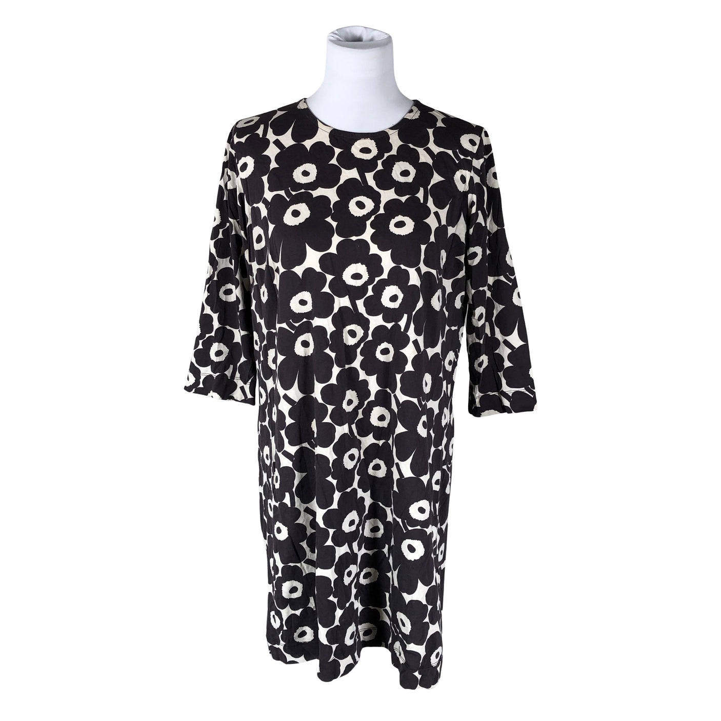 Unisex Marimekko - Trikotaažist kleit, suurus 38 - Pruun (1)