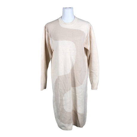 Unisex Uniqlo - Kootud kleit, suurus 38 - Beige ()