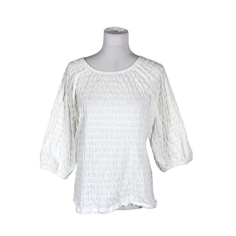 Unisex Nanso - Trikotaažist pluus, suurus 40 - Valge ()