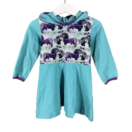 Unisex Sampsukka - Trikotaažist kleit, suurus 86 - 92 - Türkiis ()
