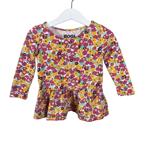 Unisex Bogi - Trikotaažist pluus, suurus 92 - 98 - Roosa ()