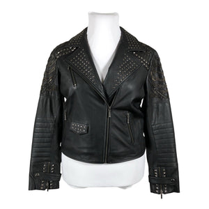 Unisex Nü - Nahktagi, suurus 42 - Must (1)
