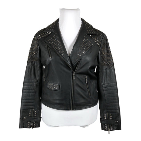 Unisex Nü - Nahktagi, suurus 42 - Must ()