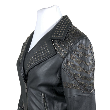 Unisex Nü - Nahktagi, suurus 42 - Must (2)