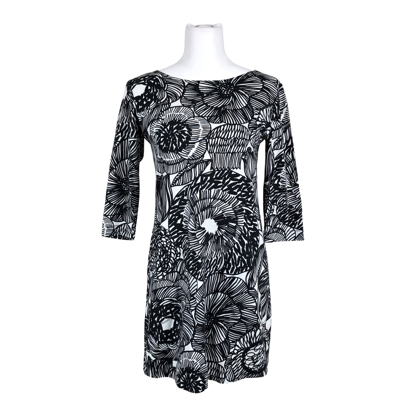Unisex Marimekko - Trikotaažist tuunika, suurus 36 - Valge (1)
