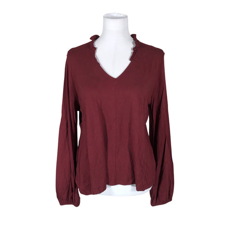 Unisex Nanso - Trikotaažist pluus, suurus 40 - Veinipunane ()