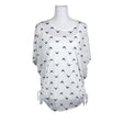 Unisex Boco - Lühikeste käistega pluus, suurus 40 - Valge ()