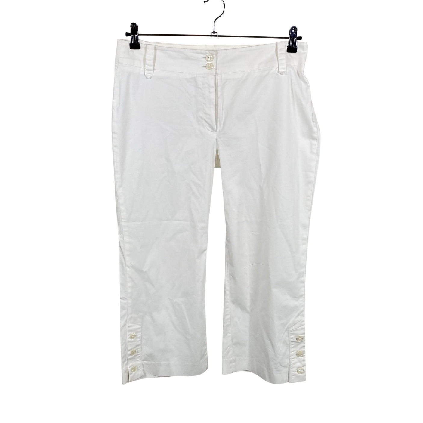Unisex More&More - Mittevenivad poolpikad püksid, suurus 42 - Valge (1)