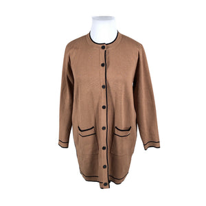 Unisex Micha - Kardigan, suurus 44 - Pruun (1)