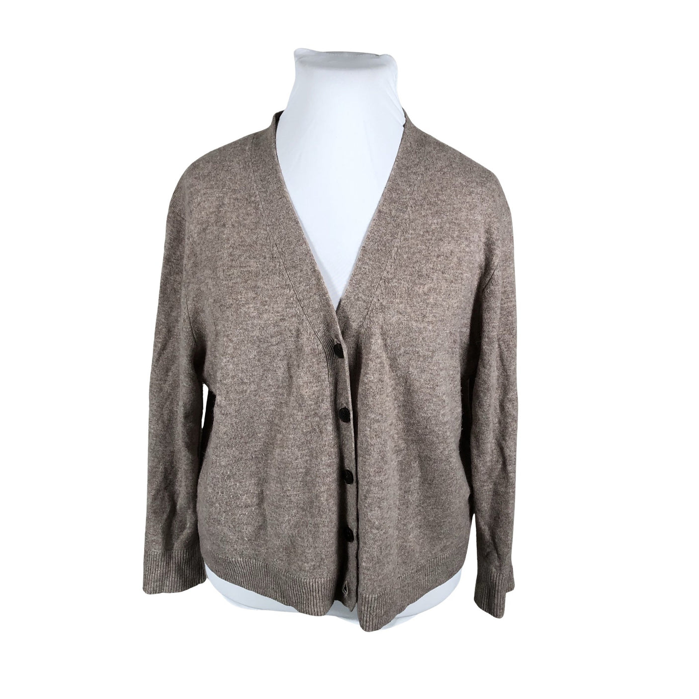 Unisex Essentials by Stockmann - Kardigan, suurus 44 - Pruun (1)