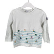 Unisex Polarn O. Pyret - Trikotaažist pluus, suurus 92 - 98 - Valge ()