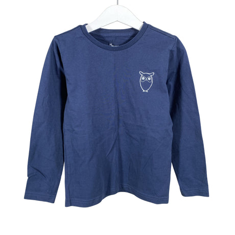 Unisex Knowledge Cotton Apparel - Trikotaažist pluus, suurus 110 - 116 - Sinine ()