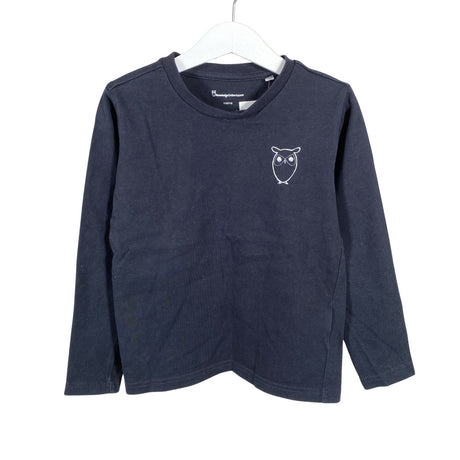 Unisex Knowledge Cotton Apparel - Trikotaažist pluus, suurus 110 - 116 - Must ()