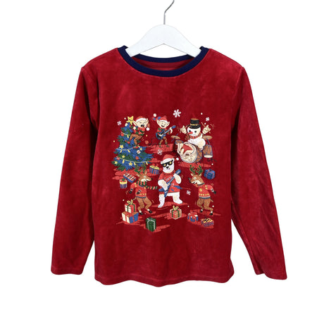 Unisex Sergent Major - Dressikangast pluus, suurus 98 - 104 - Punane ()