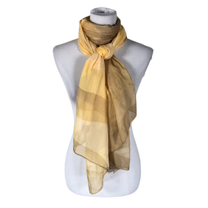 Unisex Fraas - Õhuke sall, suurus Maxi - Kollane (1)