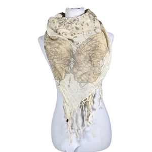 Unisex Odd Molly - Õhuke sall, suurus Midi - Beige (1)