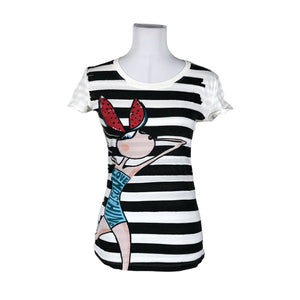 Unisex Love Moschino - T-särk, suurus 40 - Valge (1)