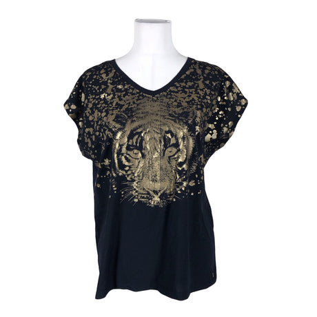 Unisex Cream - Lühikeste käistega pluus, suurus 40 - Sinine ()