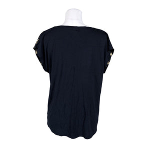 Unisex Cream - Lühikeste käistega pluus, suurus 40 - Sinine (2)