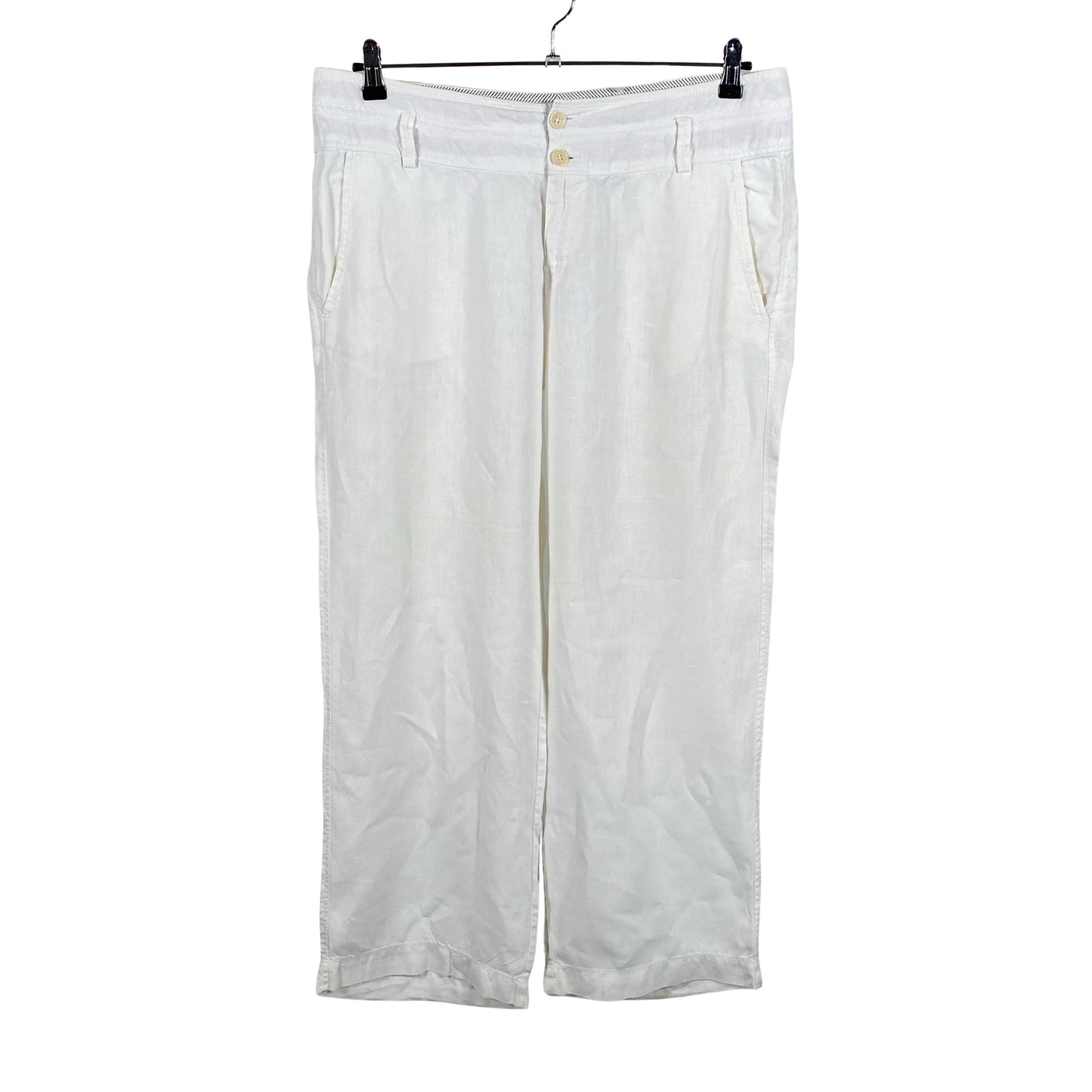 Unisex Turnover - Mittevenivad püksid, suurus 44 - Valge (1)