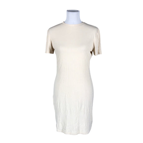 Unisex Na-KD - Trikotaažist kleit, suurus 40 - Beige ()