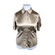 Unisex Ril's - Lühikeste käistega pluus, suurus 42 - Beige ()