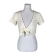 Unisex Bandolera - Kootud boolero, suurus 40 - Valge ()