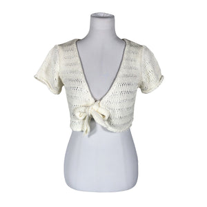 Unisex Bandolera - Kootud boolero, suurus 40 - Valge (1)