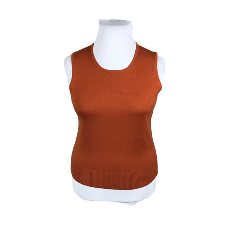 Unisex Global - Kootud vest, suurus 40 - Oranž ()