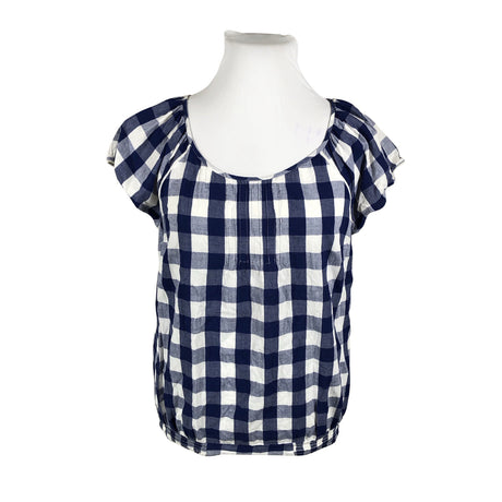 Unisex Lindex - Lühikeste käistega pluus, suurus 42 - Sinine ()