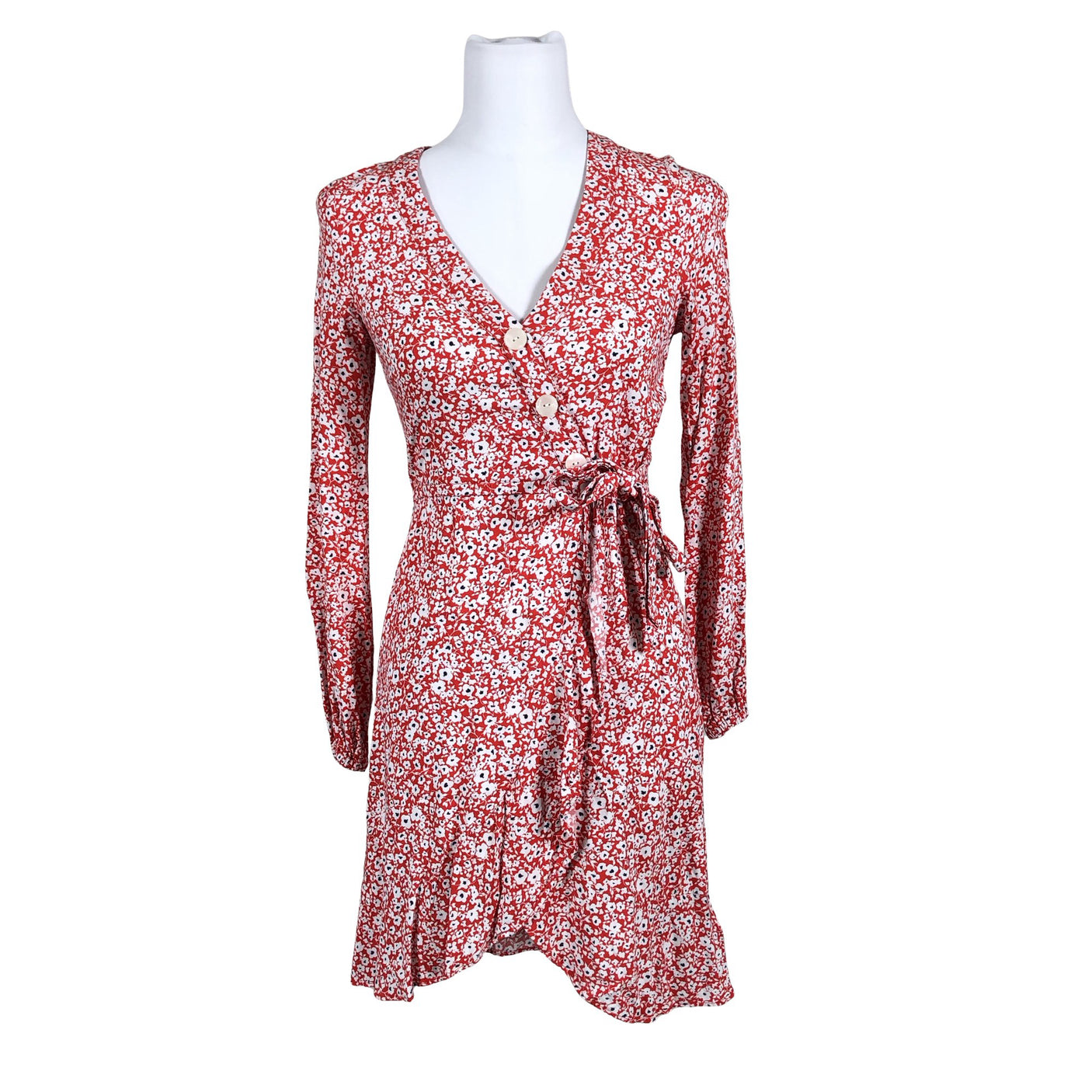 Unisex Holly & Whyte by Lindex - Mitteveniv kleit, suurus 34 - Punane (1)