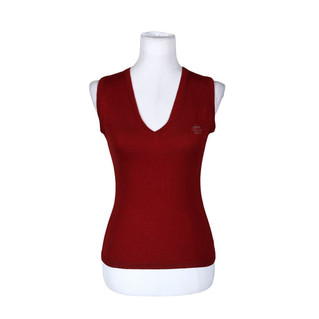 Unisex Sand - Kootud vest, suurus 34 - Punane ()