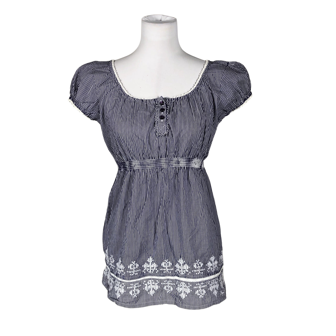 Unisex Pepe Jeans - Lühikeste käistega pluus, suurus 40 - Sinine (1)
