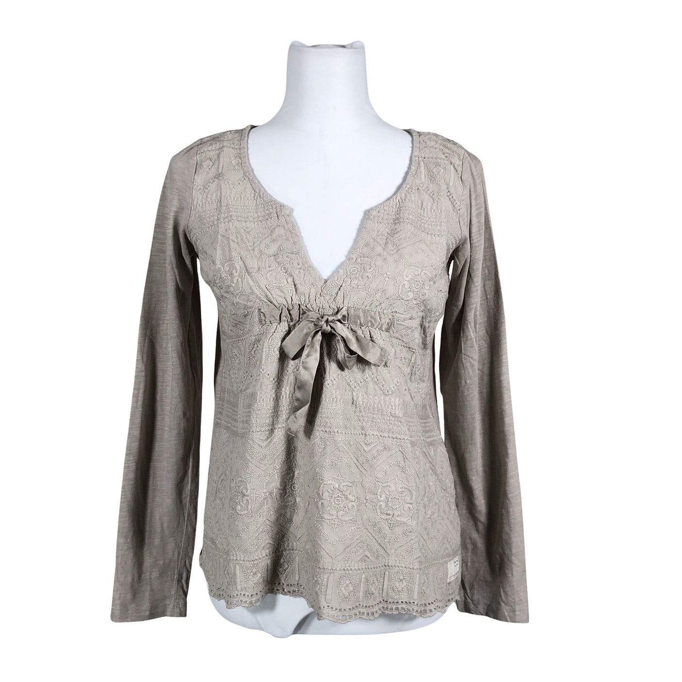 Unisex Odd Molly - Trikotaažist pluus, suurus 36 - Beige (1)