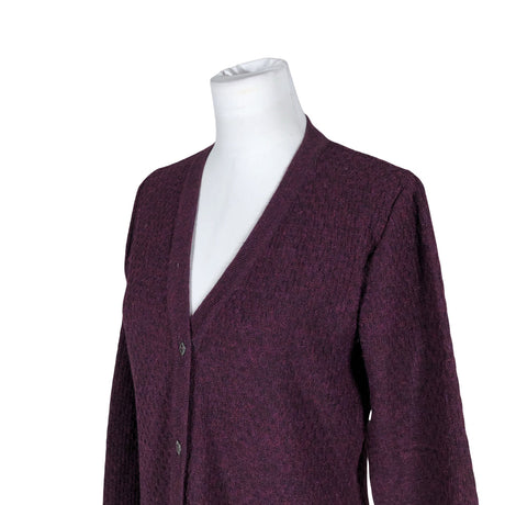 Unisex Alpa - Kardigan, suurus 38 - Veinipunane (2)