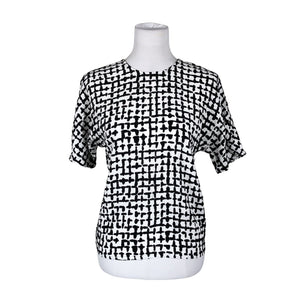 Unisex Marimekko - Lühikeste käistega pluus, suurus 36 - Valge (1)