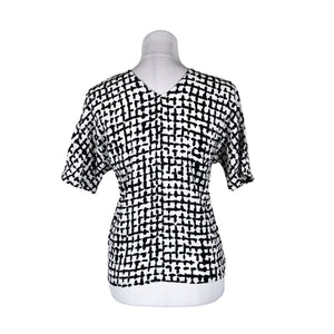 Unisex Marimekko - Lühikeste käistega pluus, suurus 36 - Valge (2)
