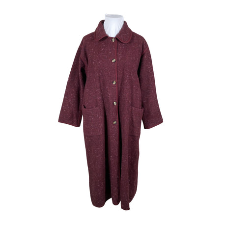 Unisex Gudrun Sjöden - Villane mantel, suurus 42 - Veinipunane ()