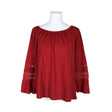 Unisex Tom Tailor - Trikotaažist pluus, suurus 40 - Punane ()