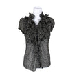 Unisex Saint Tropez - Lühikeste käistega pluus, suurus 38 - Must ()