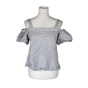 Unisex Esprit - Lühikeste käistega pluus, suurus 36 - Valge (1)