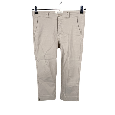 Unisex Free Quent - Mittevenivad poolpikad püksid, suurus 36 - Beige ()