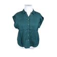 Unisex Benetton - Lühikeste käistega pluus, suurus 42 - Türkiis ()