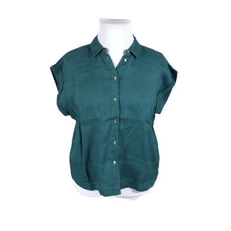 Unisex Benetton - Lühikeste käistega pluus, suurus 42 - Türkiis ()